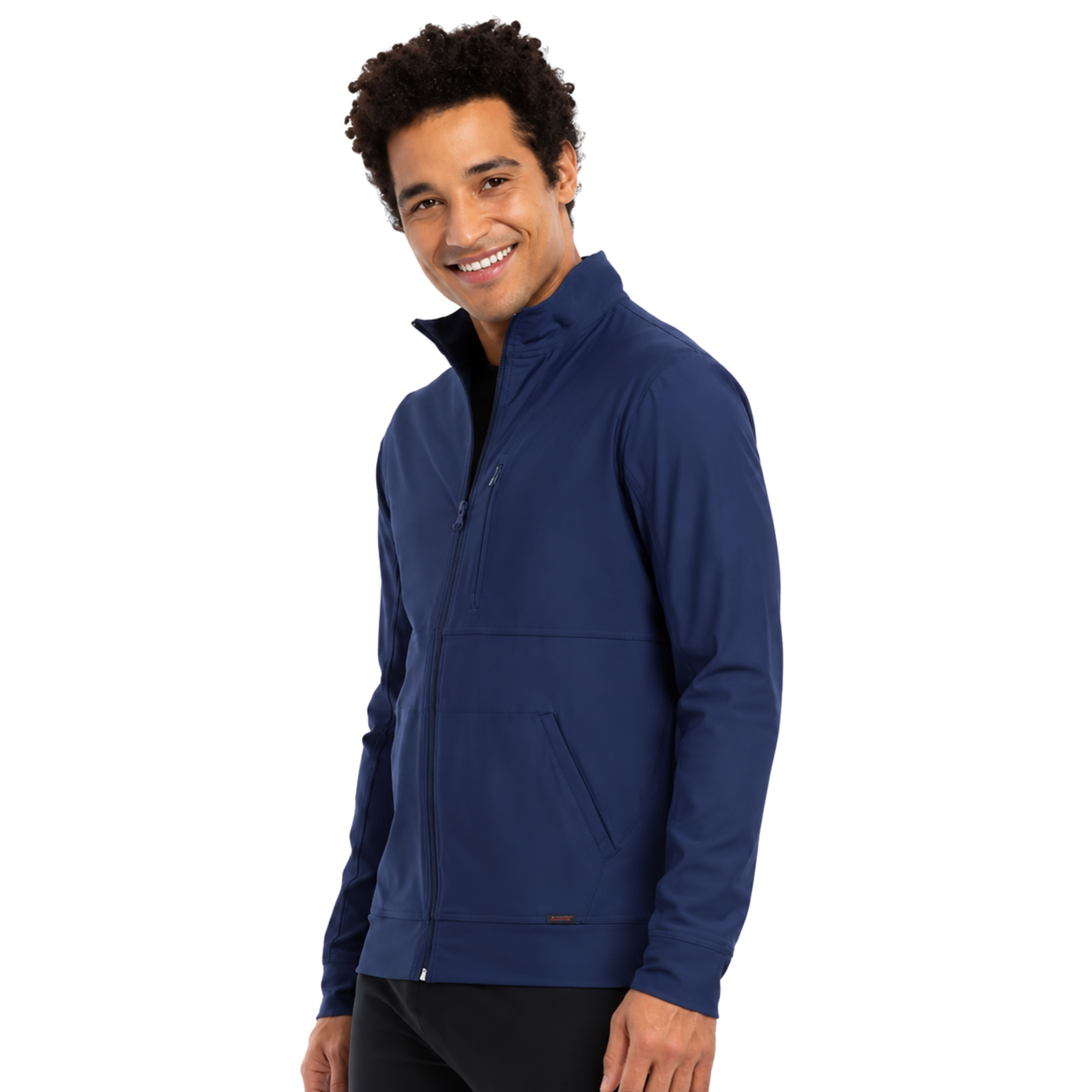 Chamarra médica Cherokee CK399 para hombre azul marino, vista de la prenda | color:azul-marino