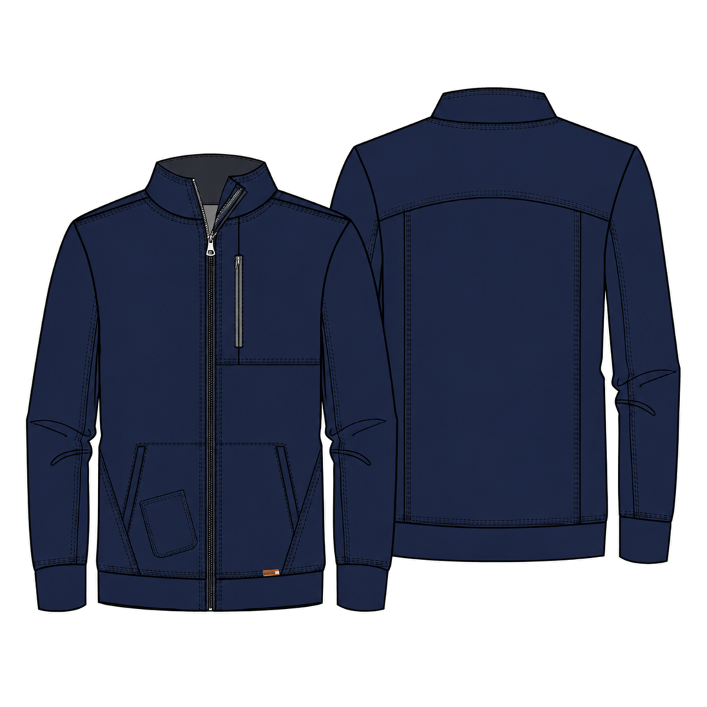 Chamarra médica Cherokee CK399 para hombre azul marino, ficha o vista técnica