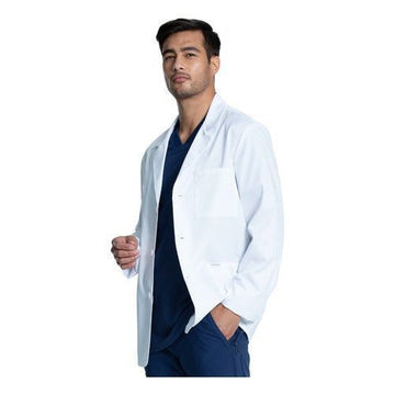 Bata corta médica Cherokee CK401 blanca, vista de la prenda | color:wht-blanco