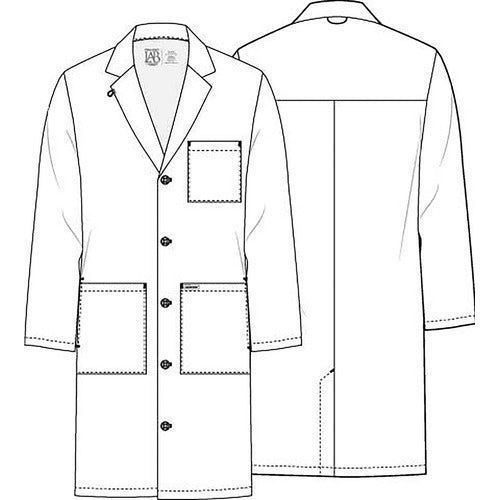 Cherokee Ck412 Bata Larga Médica Clínica Hombre Talla Extra - Garufa Jeans