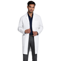 Bata larga médica Cherokee CK412 para hombre blanca, vista frontal | color:blanca