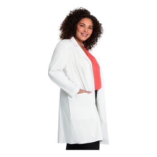 Cherokee Ck421 Bata Larga Médica Clínica Laboratorio Mujer - Garufa Jeans