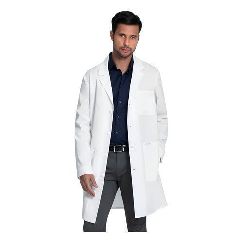 Cherokee Ck460 Bata Larga Médica Clínica Laboratorio Unisex - Garufa Jeans