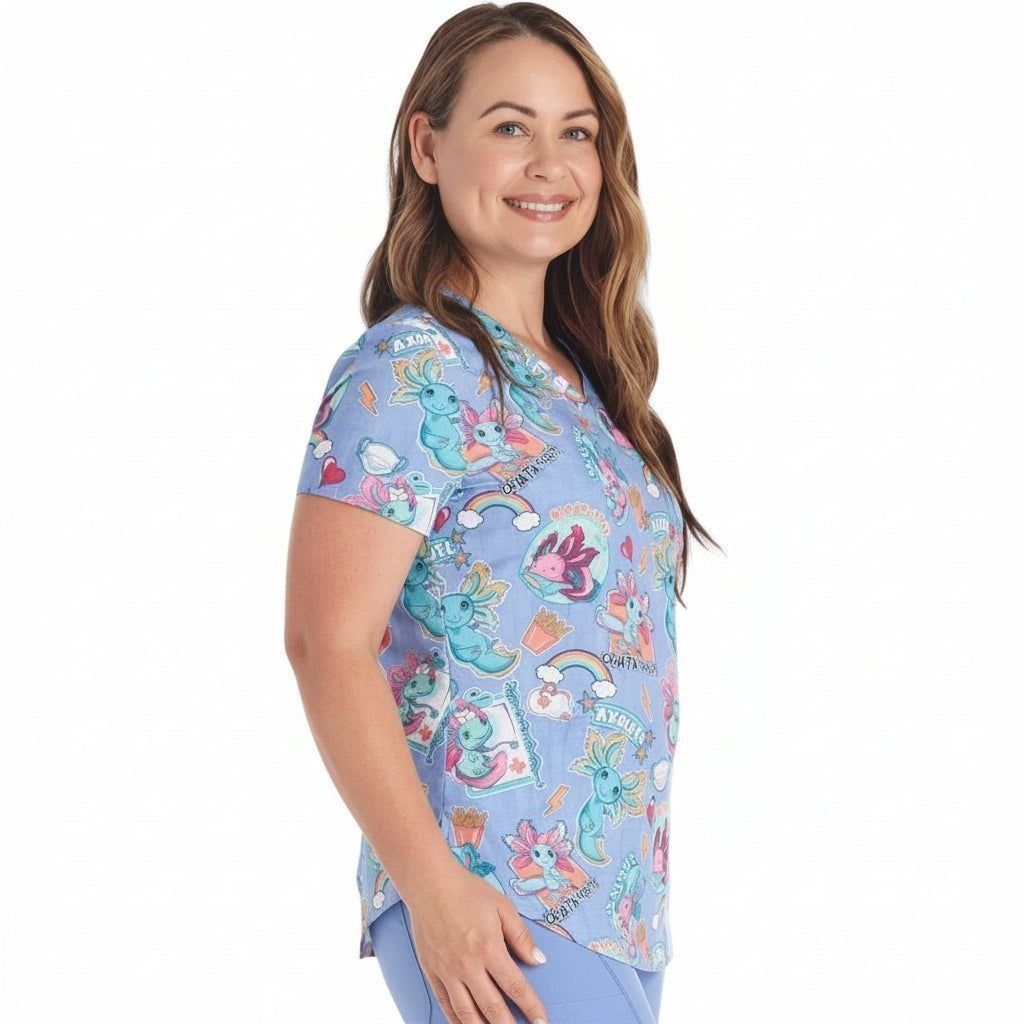 Cherokee Ck664 Filipina Quirúrgica Médica Estampada Mujer - Garufa Jeans