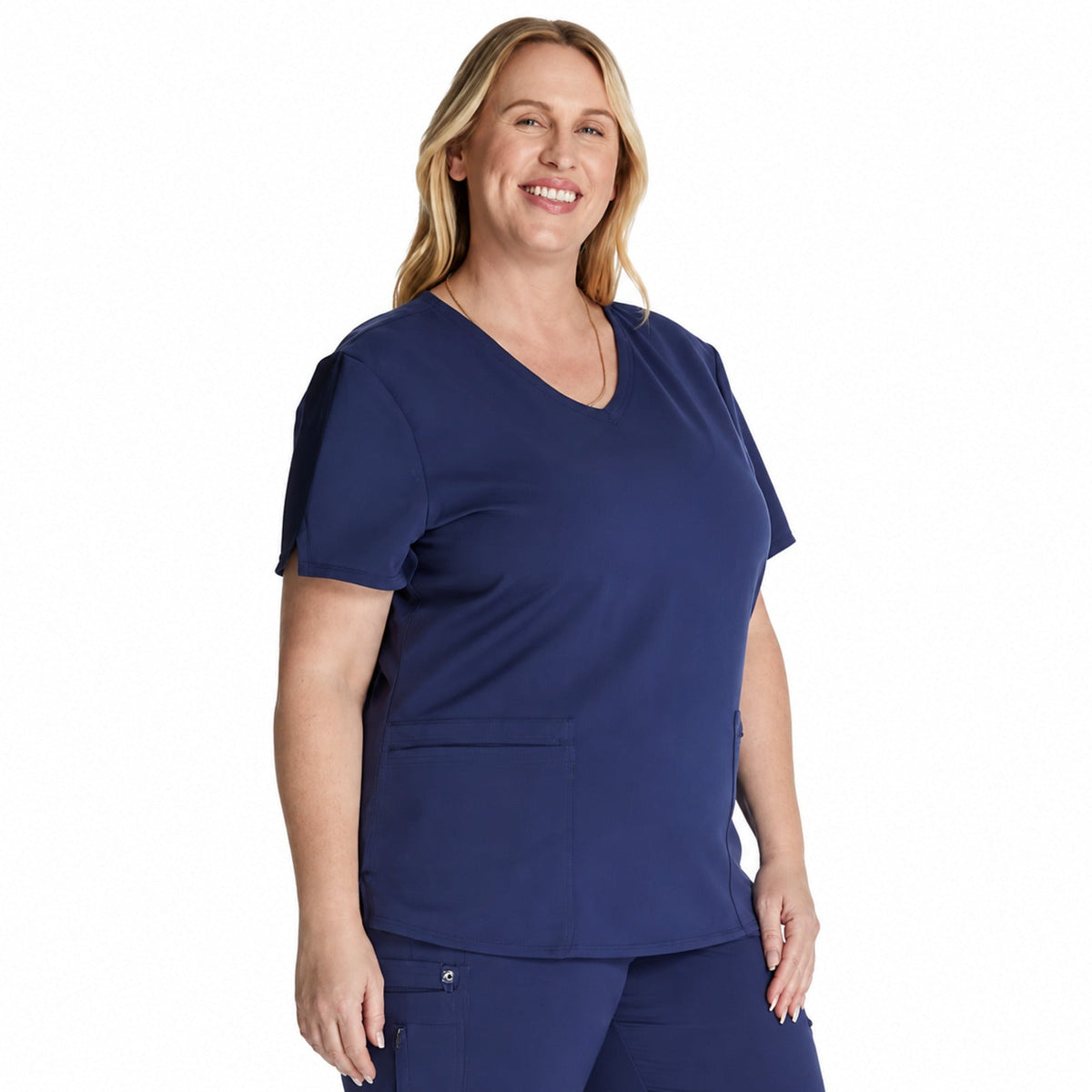 Filipina médica Cherokee CK837A Atmos azul marino para mujer, vista 3 de la prenda | color:azul-marino