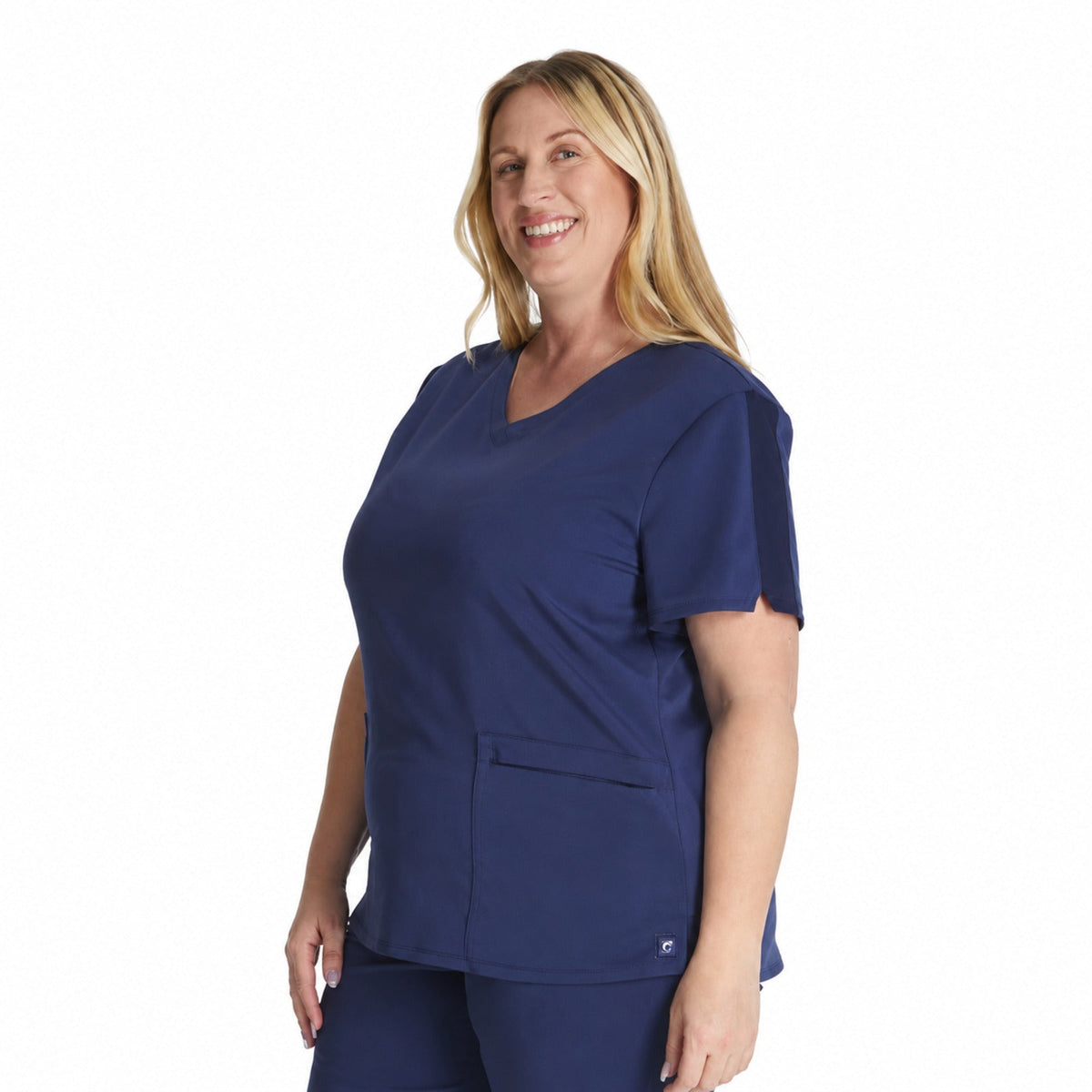 Filipina médica Cherokee CK837A Atmos azul marino para mujer, vista 4 de la prenda | color:azul-marino