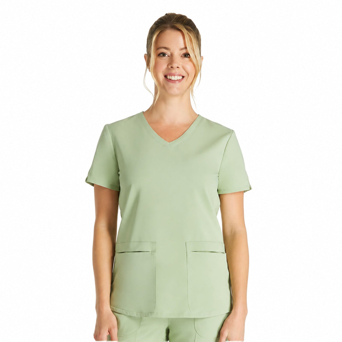 Filipina médica Cherokee CK837A Atmos Cool Cucumber para mujer, vista 1 de la prenda | color:cool-cucumber