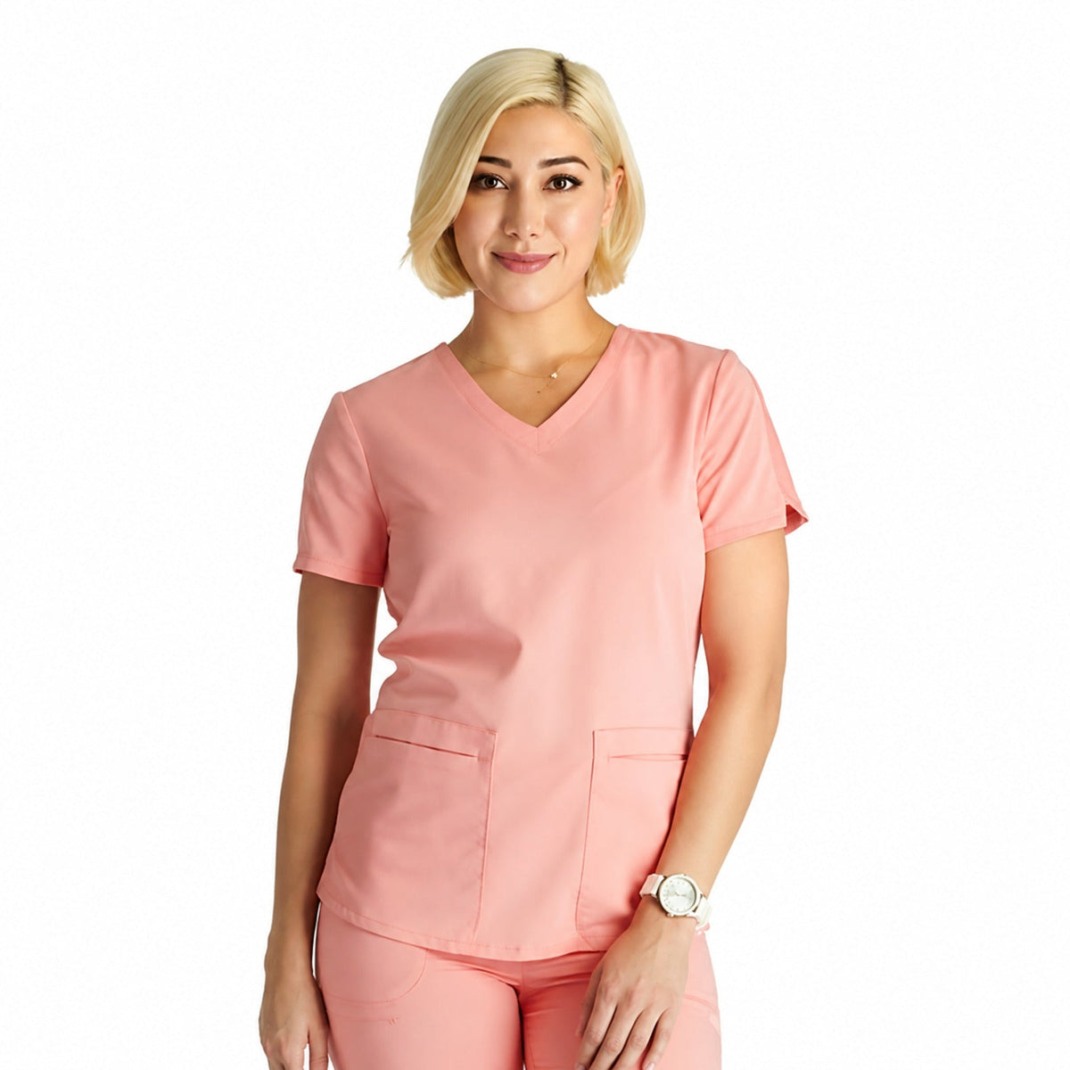 Filipina médica Cherokee CK837A Atmos Sugar Melon para mujer, vista 1 de la prenda | color:sugar-melon