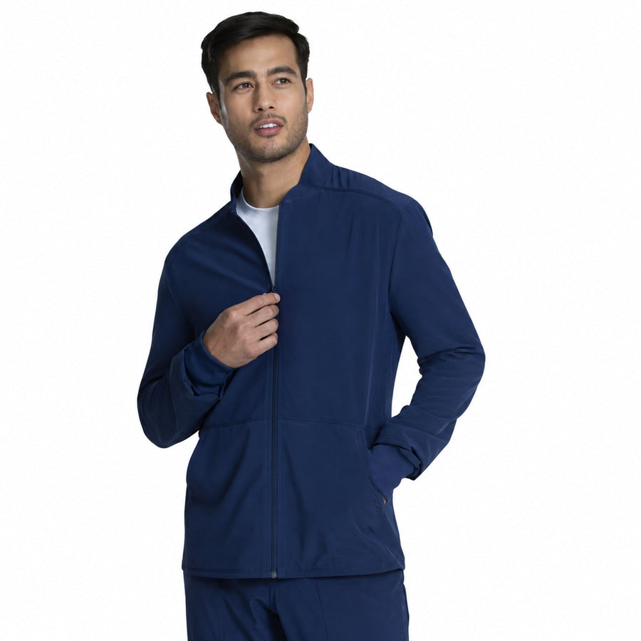 Chamarra médica Cherokee CKA387 Allura azul marino para hombre, vista 1 de la prenda | color:azul-marino