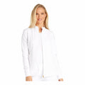 Chamarra médica Cherokee CK303 iFlex blanca para mujer, vista 1 de la prenda | color:blanco