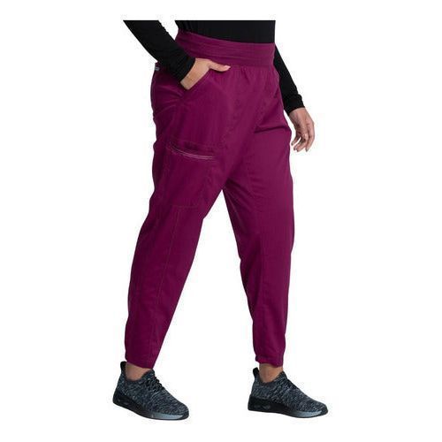 Pantalón quirúrgico jogger Cherokee WW011 Vino para mujer, vista 1 de la prenda | color:win-vino