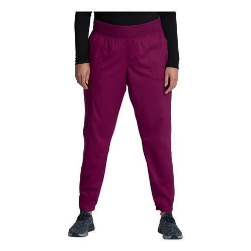 Pantalón quirúrgico jogger Cherokee WW011 Vino para mujer, vista 5 de la prenda | color:win-vino