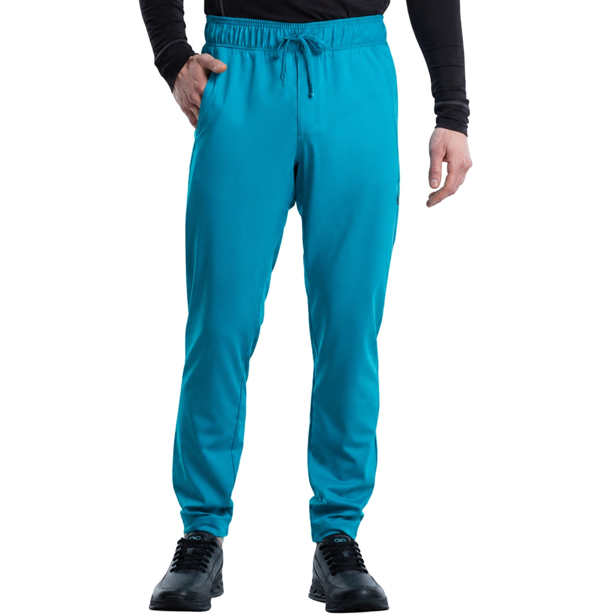 Pantalón médico jogger Cherokee WW012 para hombre Jade, vista frontal | color:jade