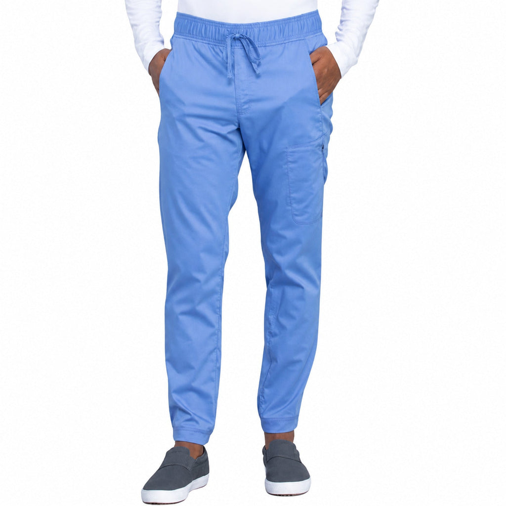 Pantalón quirúrgico jogger Cherokee WW012 Azul cielo para hombre, vista 1 de la prenda