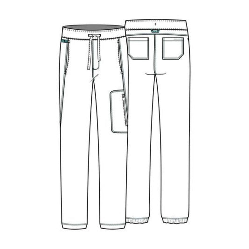 Pantalón quirúrgico jogger Cherokee WW012 Azul cielo para hombre, vista 5 de la prenda