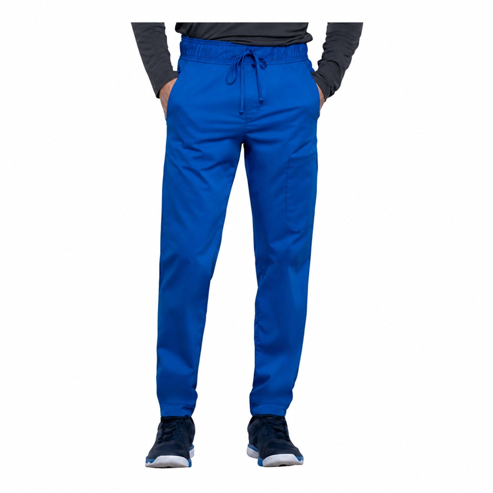 Pantalón quirúrgico jogger Cherokee WW012 Azul rey para hombre, vista 1 de la prenda | color:azul-rey