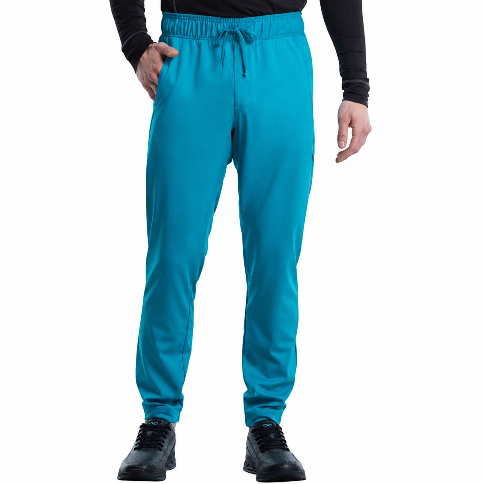 Pantalón quirúrgico jogger Cherokee WW012 Jade para hombre, vista 1 de la prenda | color:jade