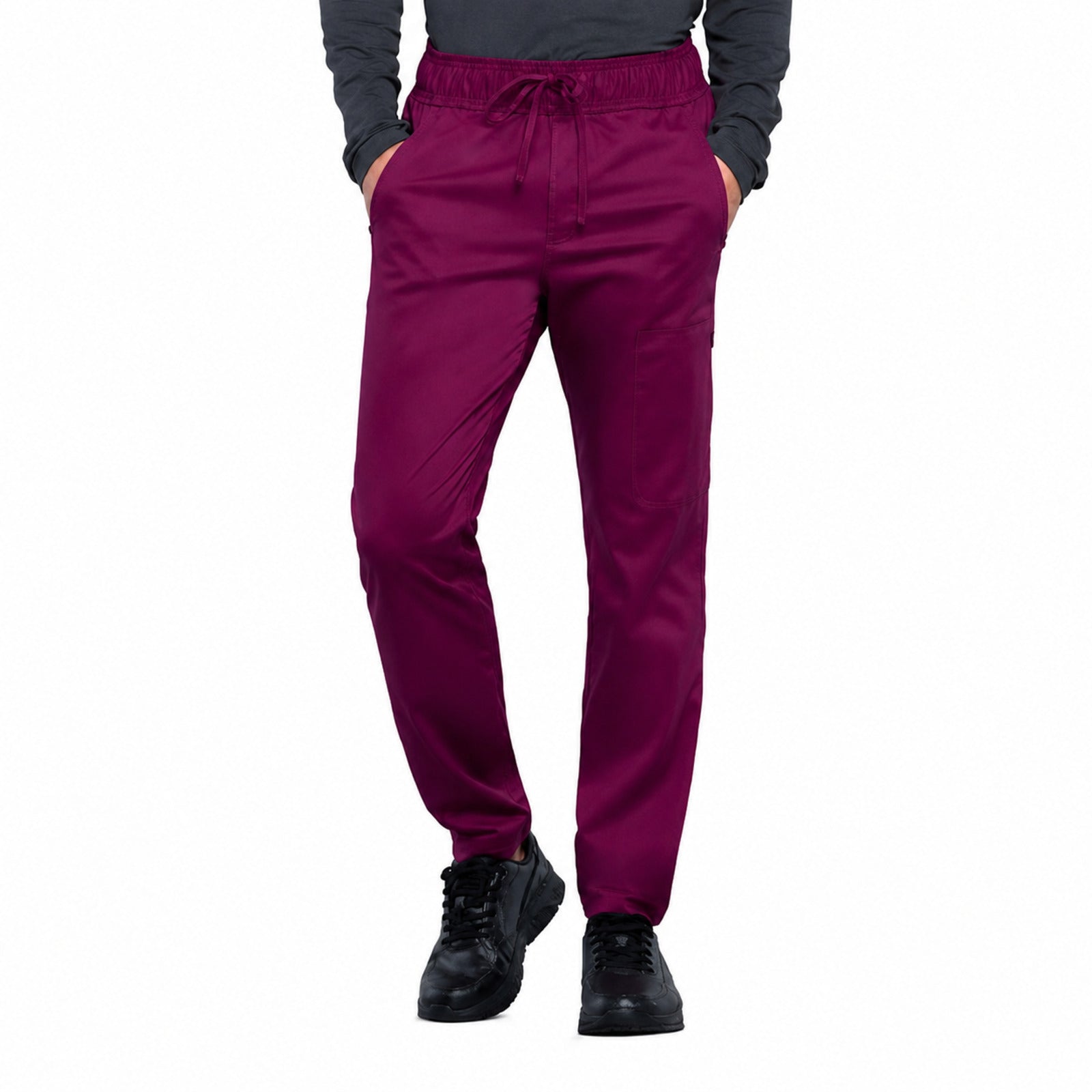 Pantalón quirúrgico jogger Cherokee WW012 Vino para hombre, vista 1 de la prenda | color:vino