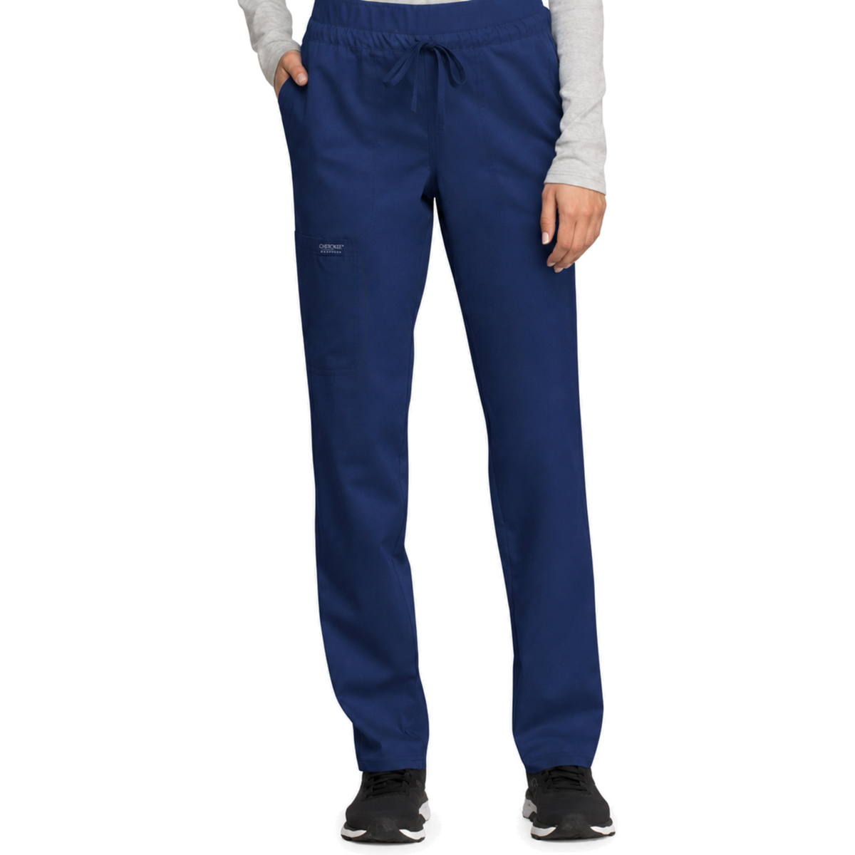 Pantalón quirúrgico Cherokee WW105 para mujer Azul marino, frente | color:azul-marino