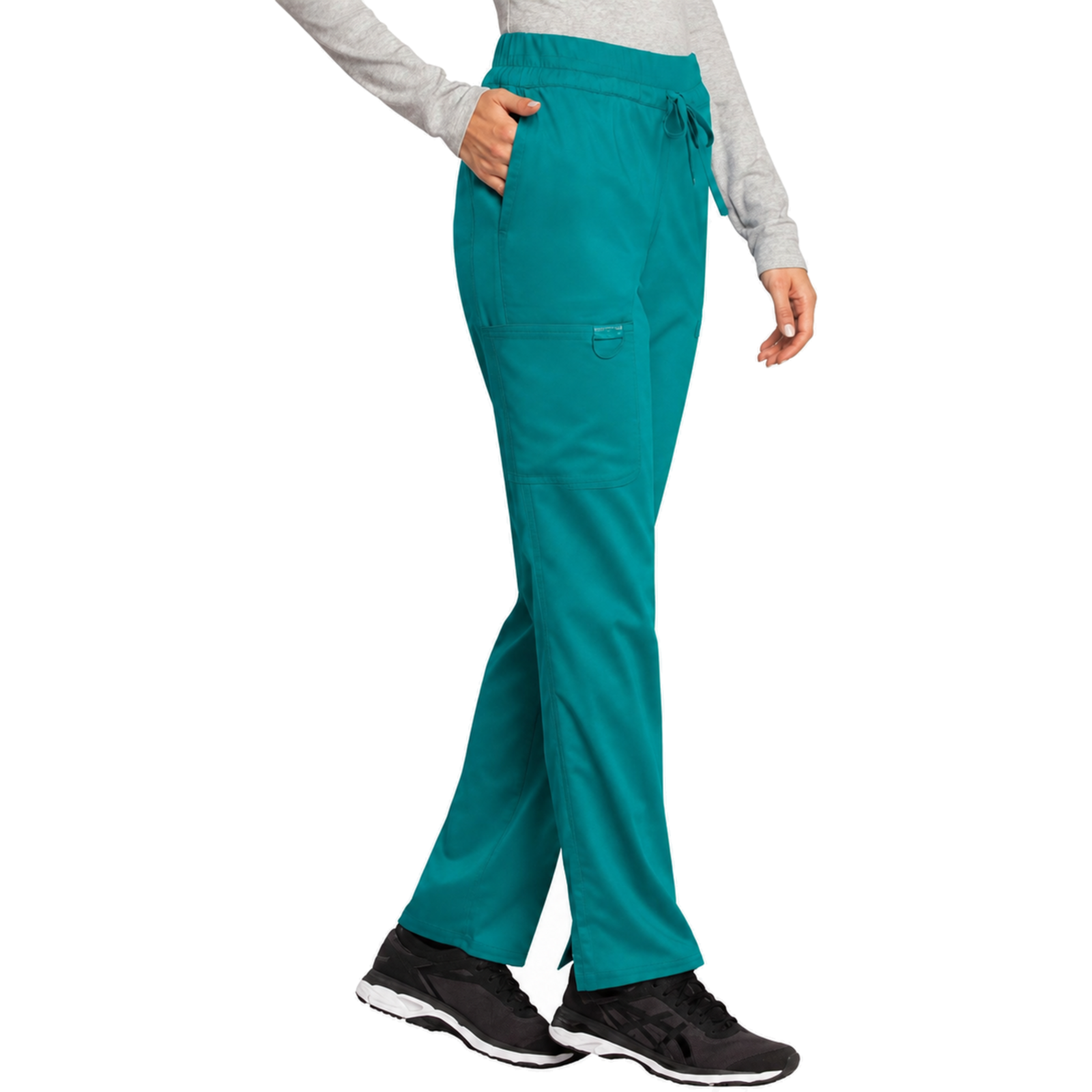 Pantalón quirúrgico Cherokee WW105 para mujer Jade, tres cuartos | color:jade