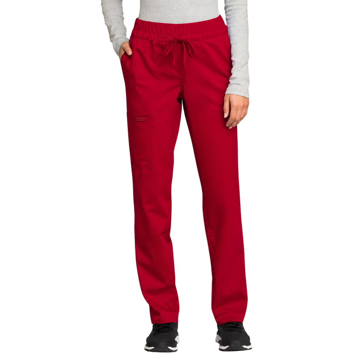 Pantalón quirúrgico Cherokee WW105 para mujer Rojo, frente | color:rojo