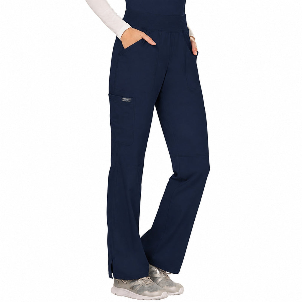 Cherokee WW110 pantalón quirúrgico mujer color Azul Marino - pose