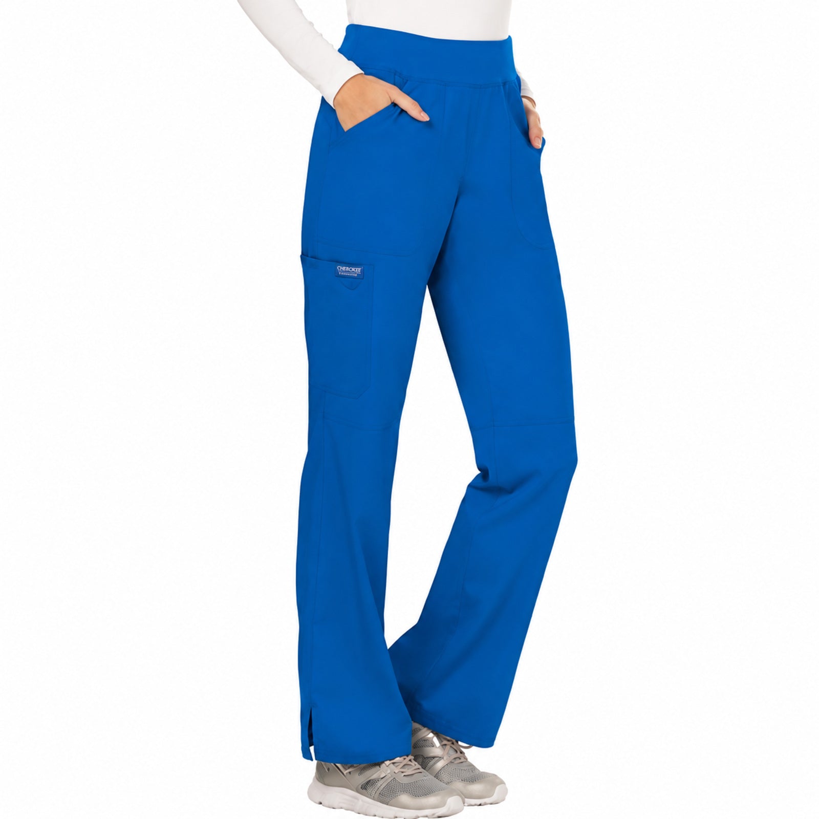 Cherokee WW110 pantalón quirúrgico mujer color Azul Rey - pose