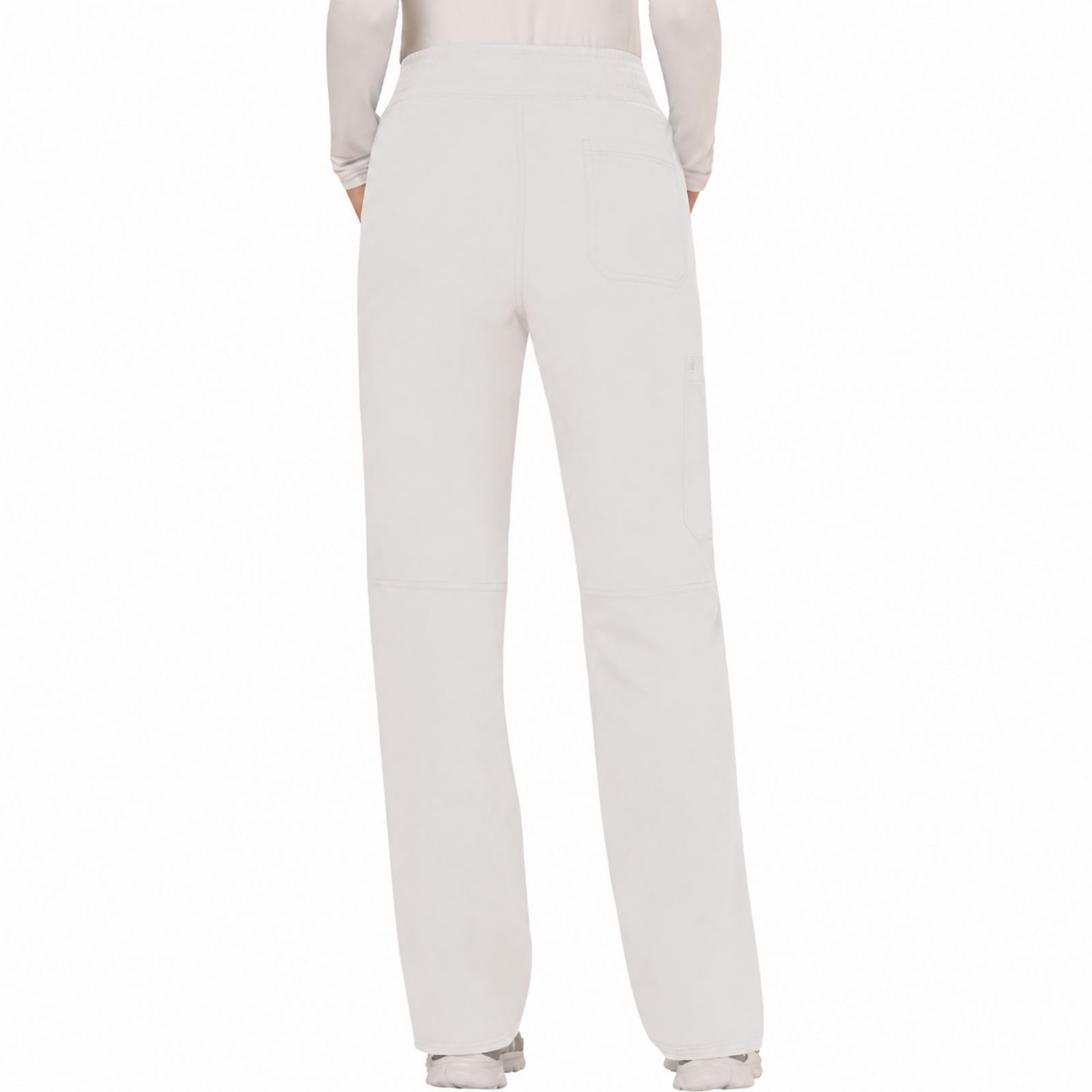 Cherokee WW110 pantalón quirúrgico mujer color Blanco - espalda