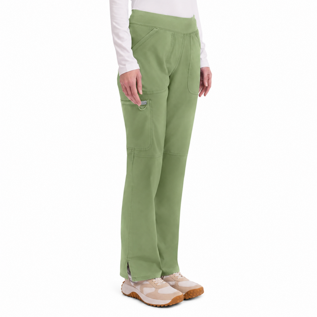 Cherokee WW110 pantalón quirúrgico mujer color Celery Green - lateral