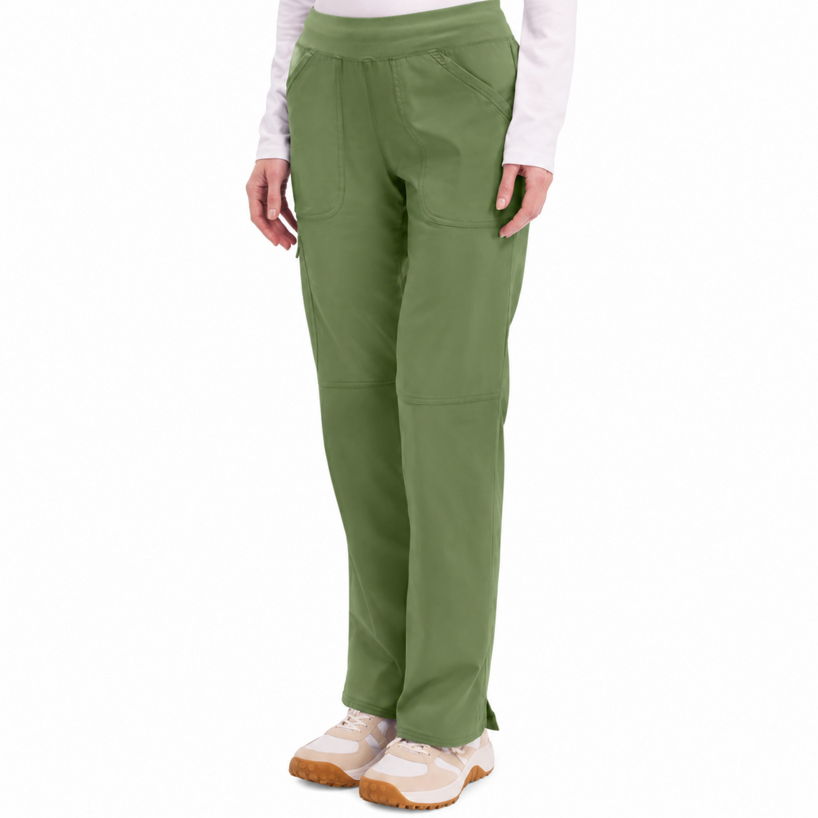 Cherokee WW110 pantalón quirúrgico mujer color Celery Green - pose