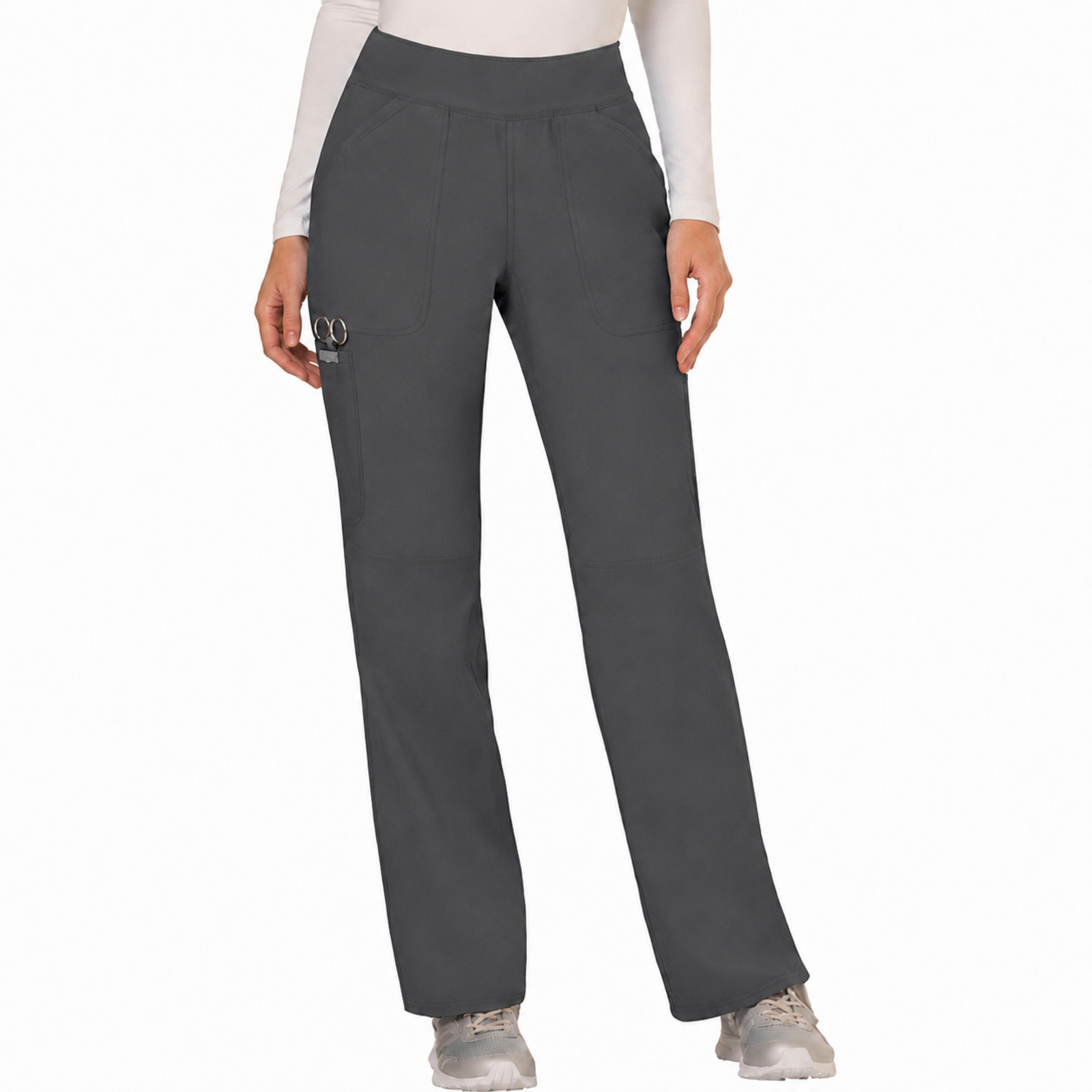 Cherokee WW110 pantalón quirúrgico mujer color Gris Oxford - frente