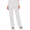 Pantalón quirúrgico Cherokee WW110 para mujer blanco, vista frontal en modelo | color:blanco