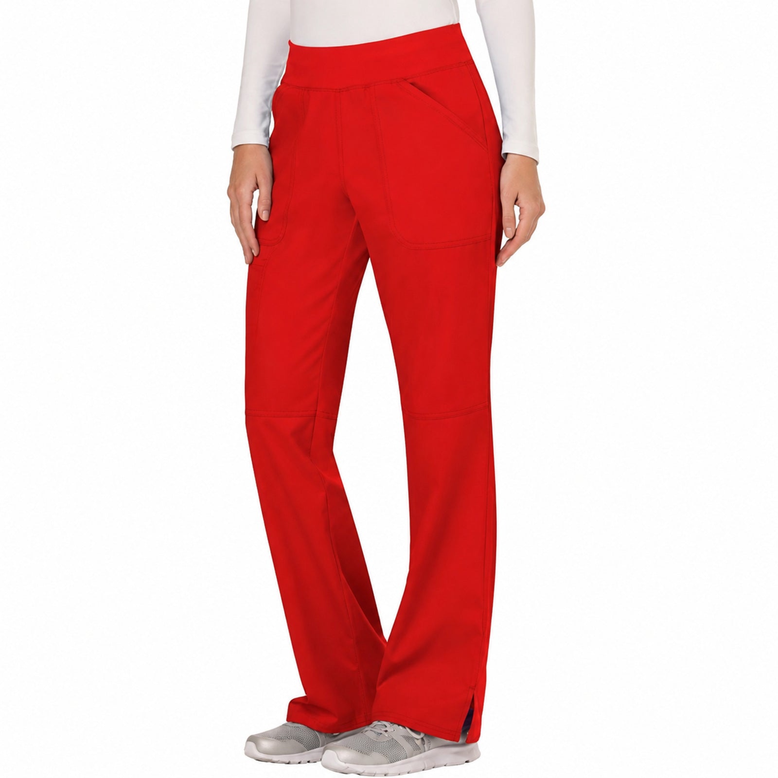 Cherokee WW110 pantalón quirúrgico mujer color Rojo - lateral