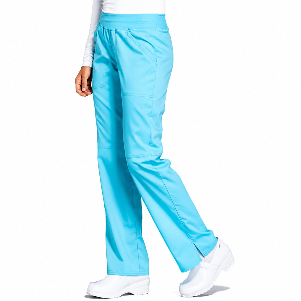 Cherokee WW110 pantalón quirúrgico mujer color Turquesa - lateral