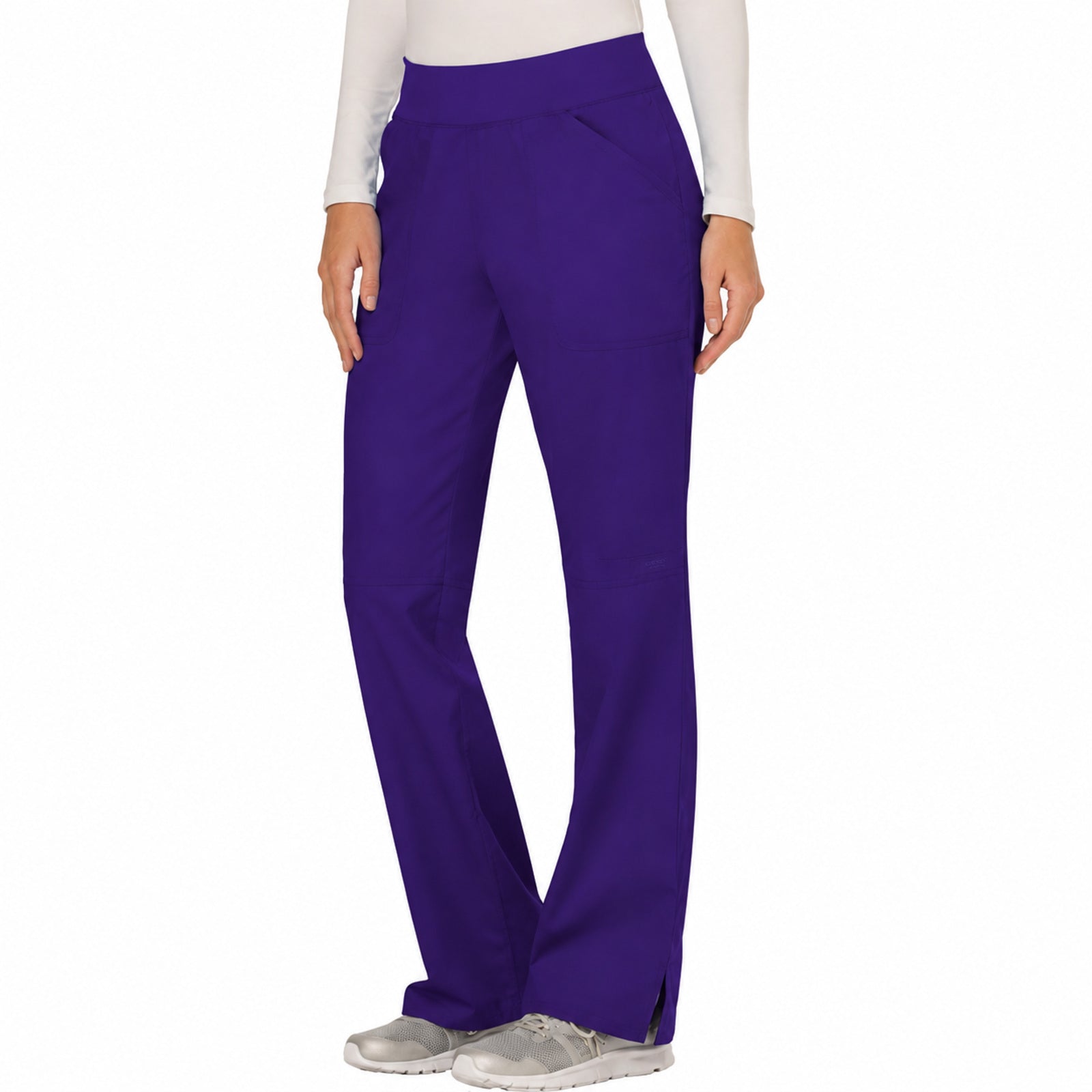 Cherokee WW110 pantalón quirúrgico mujer color Uva - vista frontal