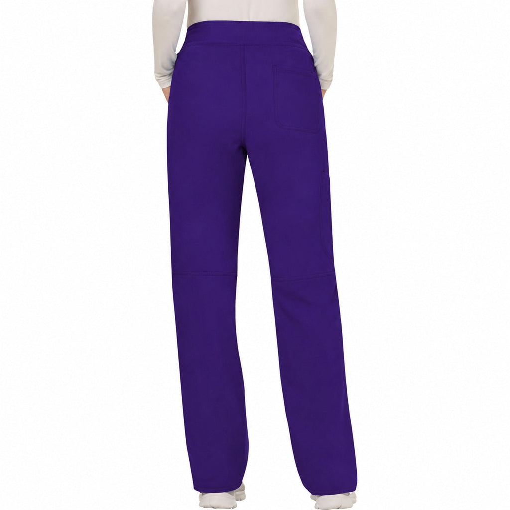 Cherokee WW110 pantalón quirúrgico mujer color Uva - espalda