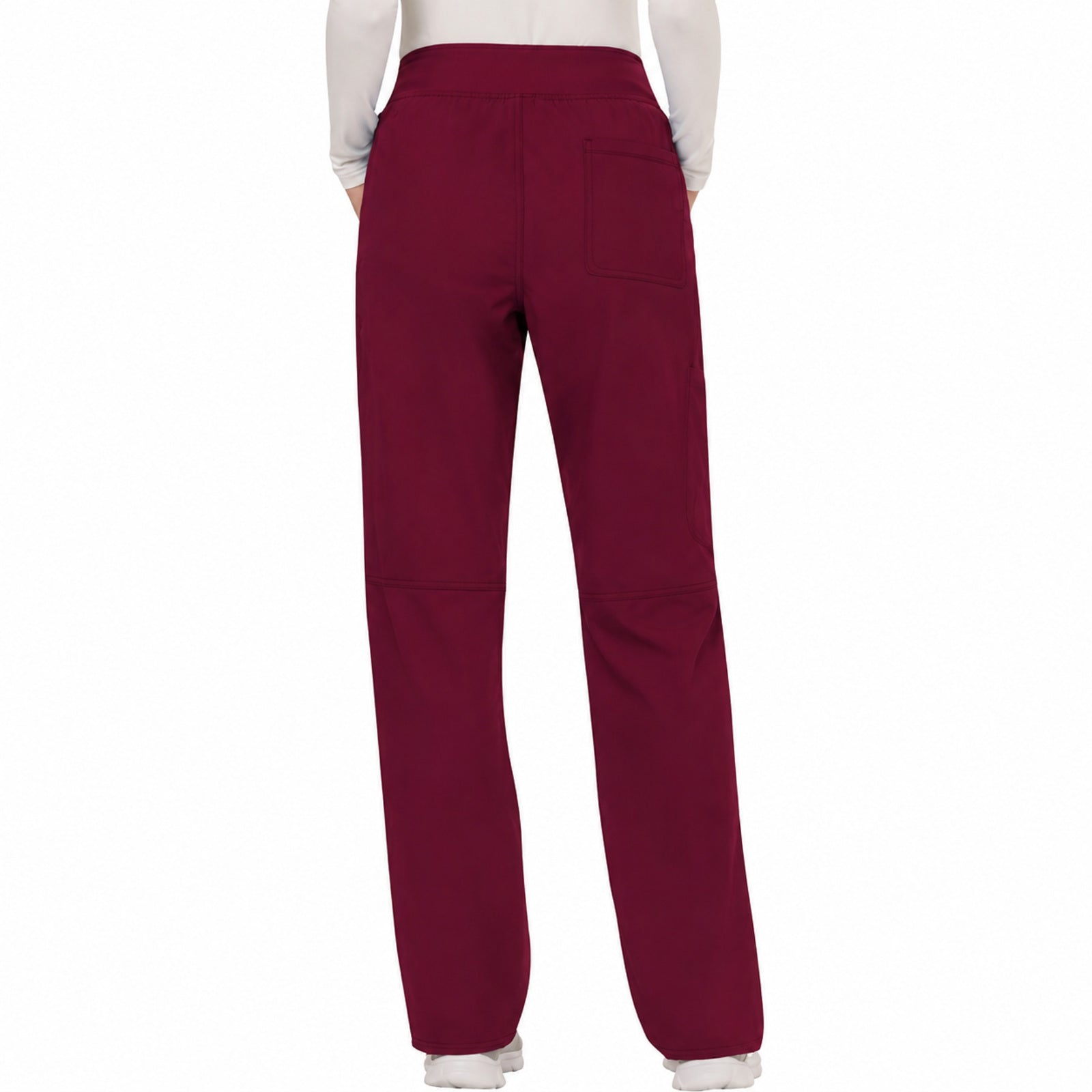 Cherokee WW110 pantalón quirúrgico mujer color Vino - espalda