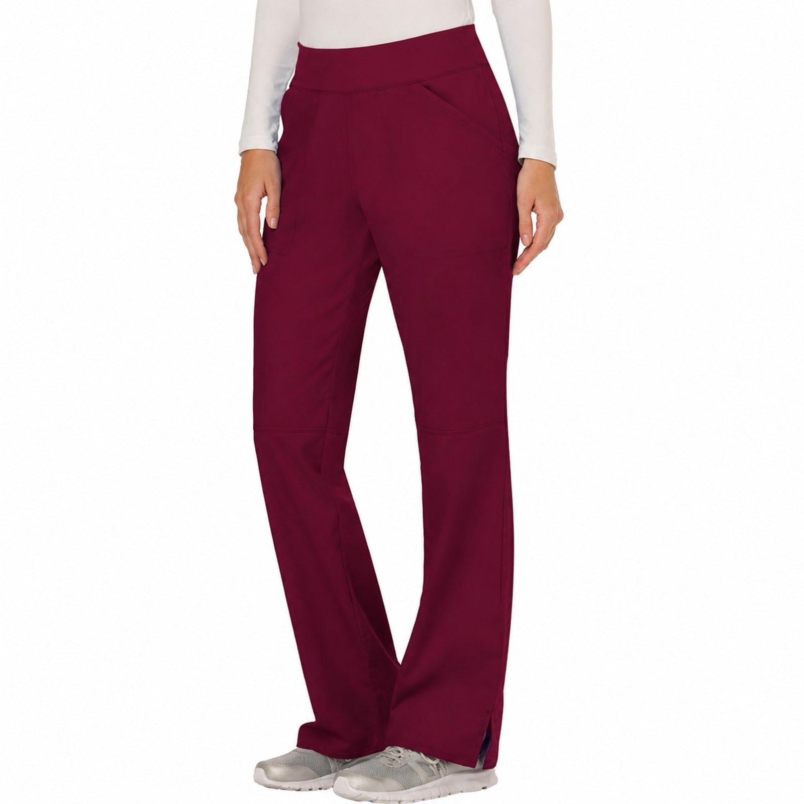 Cherokee WW110 pantalón quirúrgico mujer color Vino - lateral