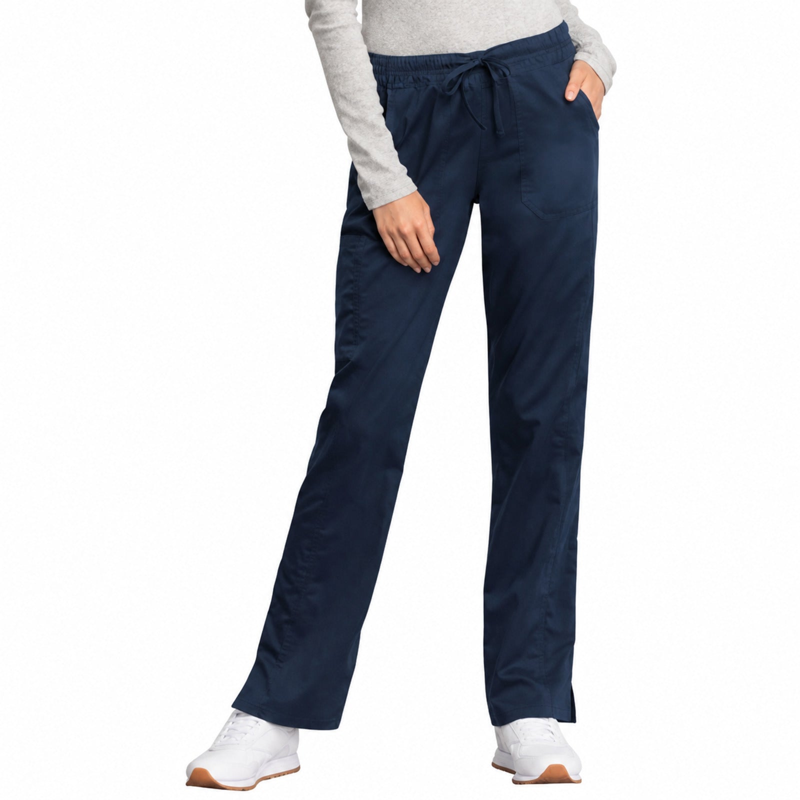 Pantalón médico Cherokee WW235 Revolution Tech azul marino para mujer, vista 1 de la prenda | color:azul-marino