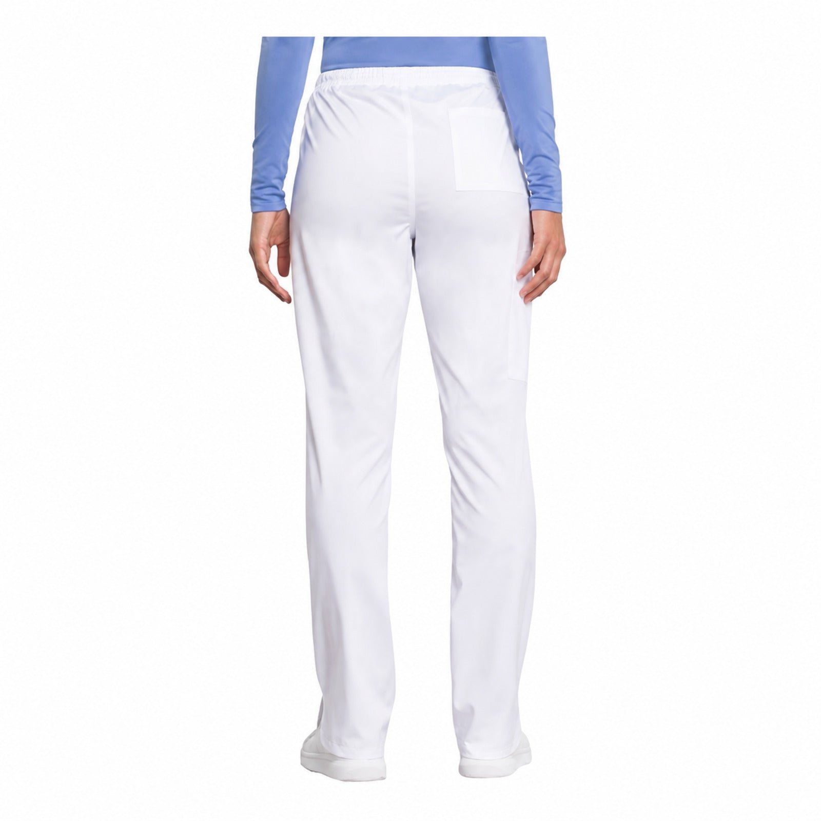 Pantalón médico Cherokee WW235 Revolution Tech blanco para mujer, vista 1 de la prenda | color:blanco