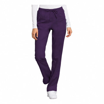 Pantalón médico Cherokee WW235 Revolution Tech morado para mujer, vista 1 de la prenda | color:morado