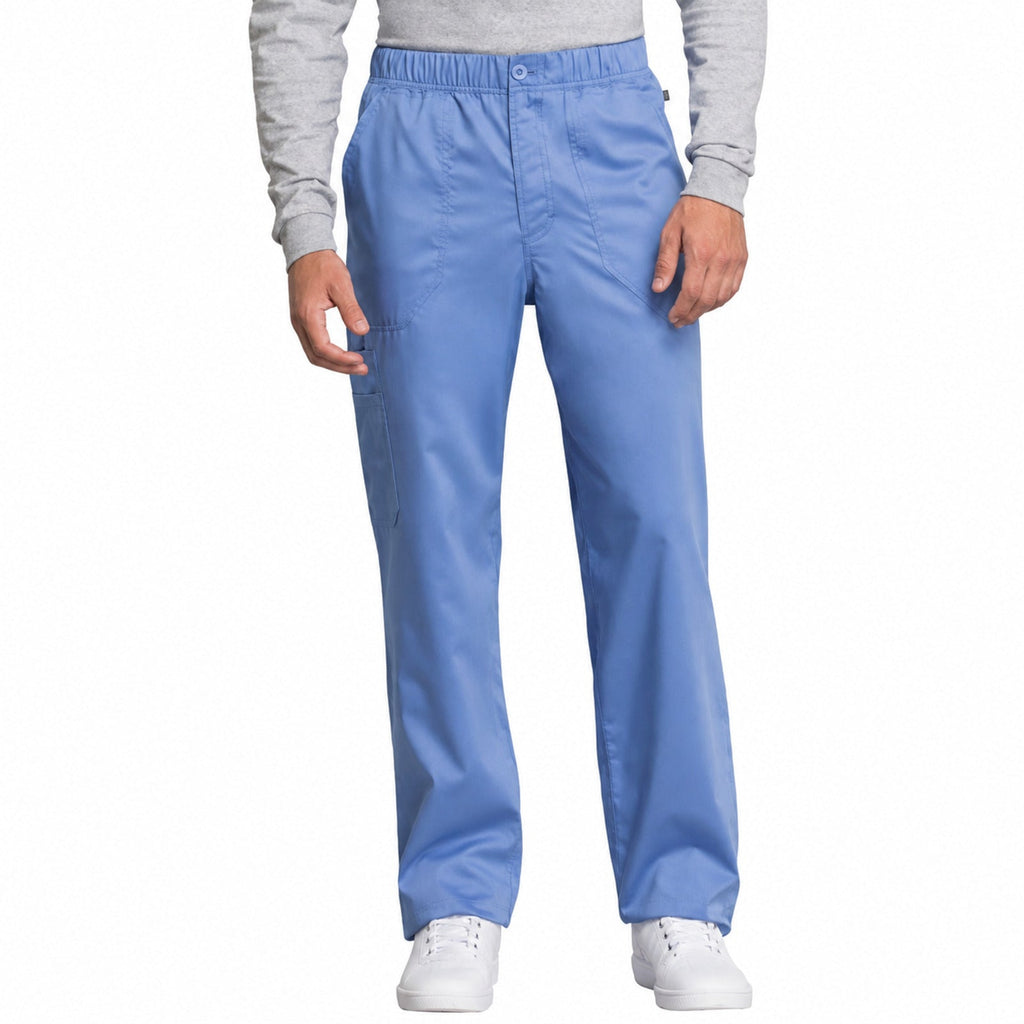 Pantalón médico Cherokee WW250 Revolution Tech azul cielo para hombre, vista 1 de la prenda