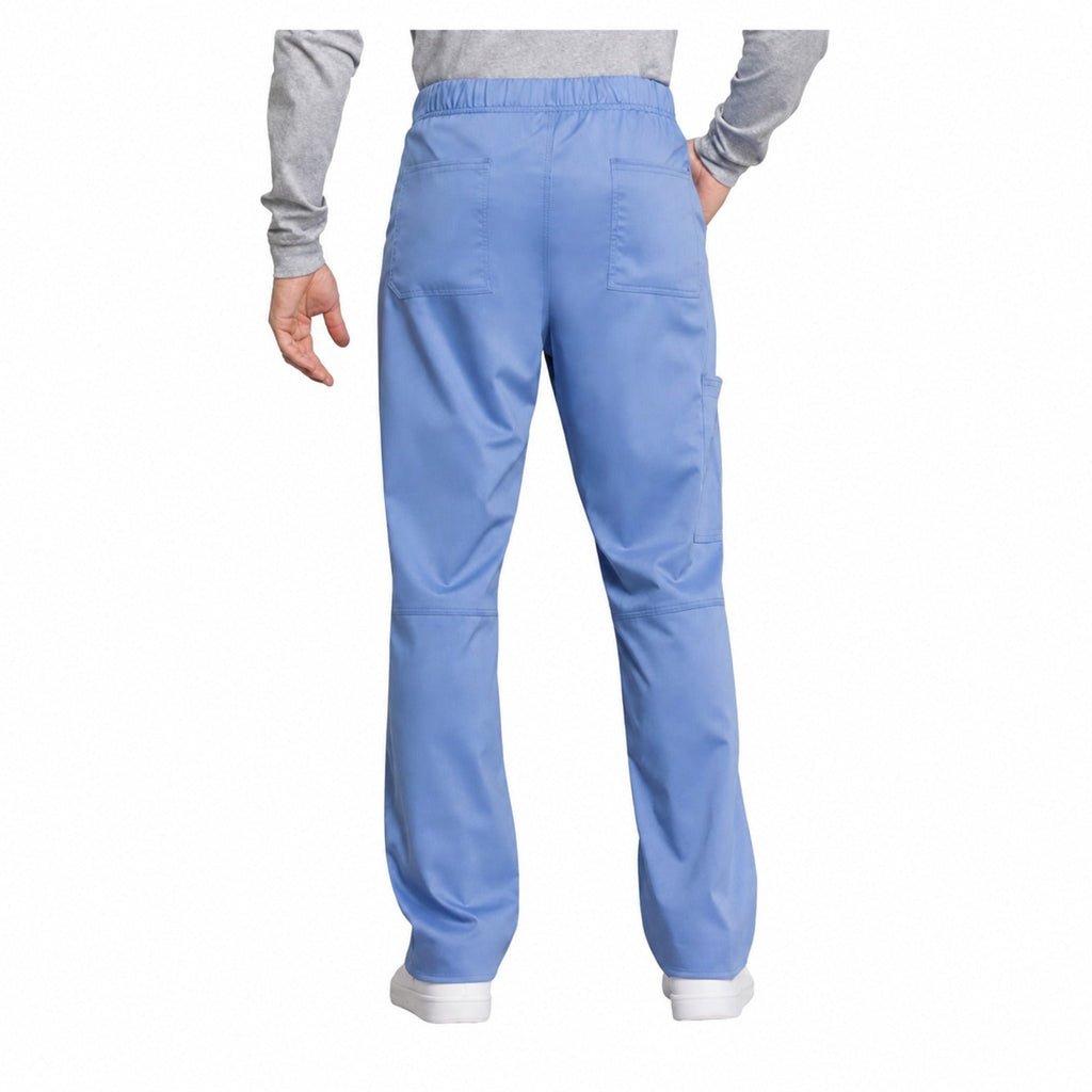 Pantalón médico Cherokee WW250 Revolution Tech azul cielo para hombre, vista 4 de la prenda