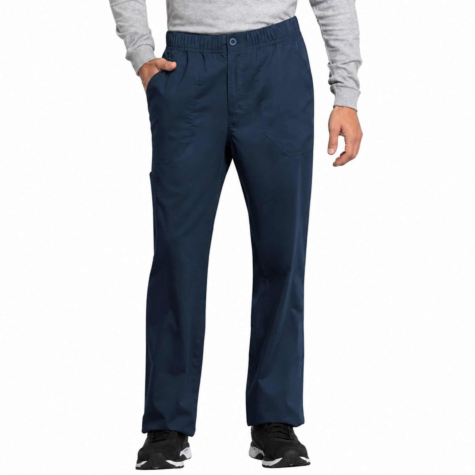 Pantalón médico Cherokee WW250 Revolution Tech azul marino para hombre, vista 1 de la prenda | color:azul-marino