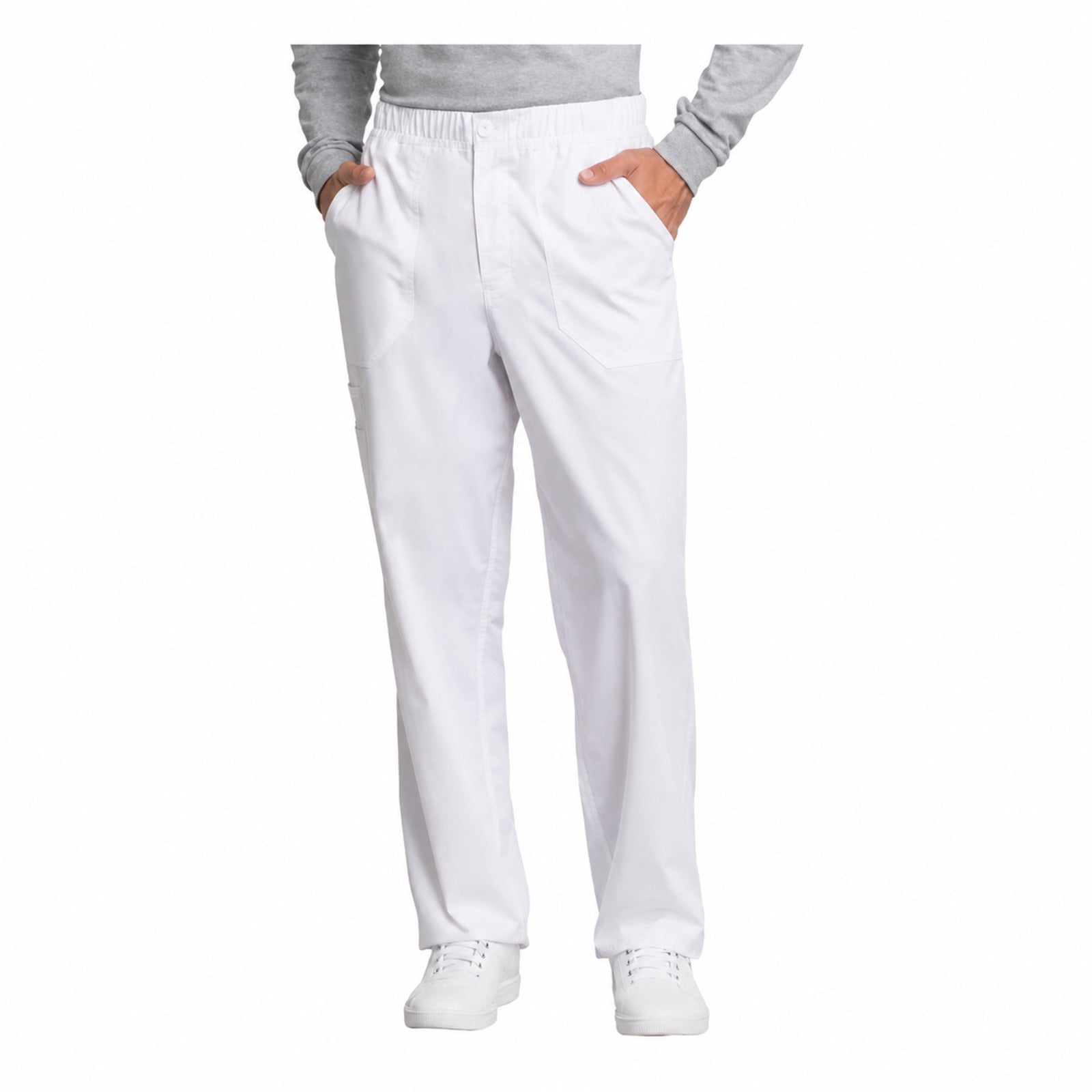 Pantalón médico Cherokee WW250 Revolution Tech blanco para hombre, vista 1 de la prenda | color:blanco