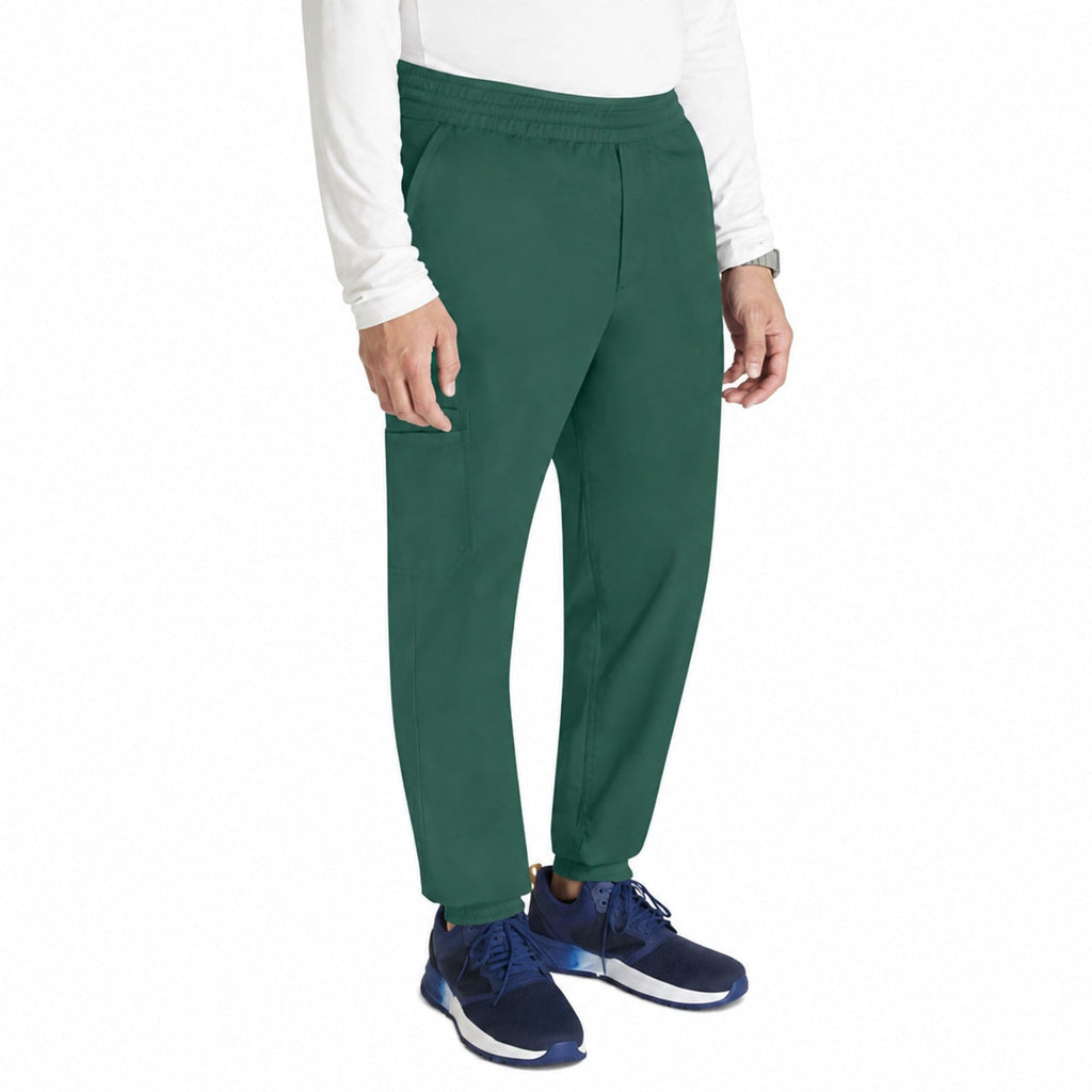 Pantalón quirúrgico jogger Cherokee WW251 Revolution verde Hunter para hombre, vista 1 de la prenda