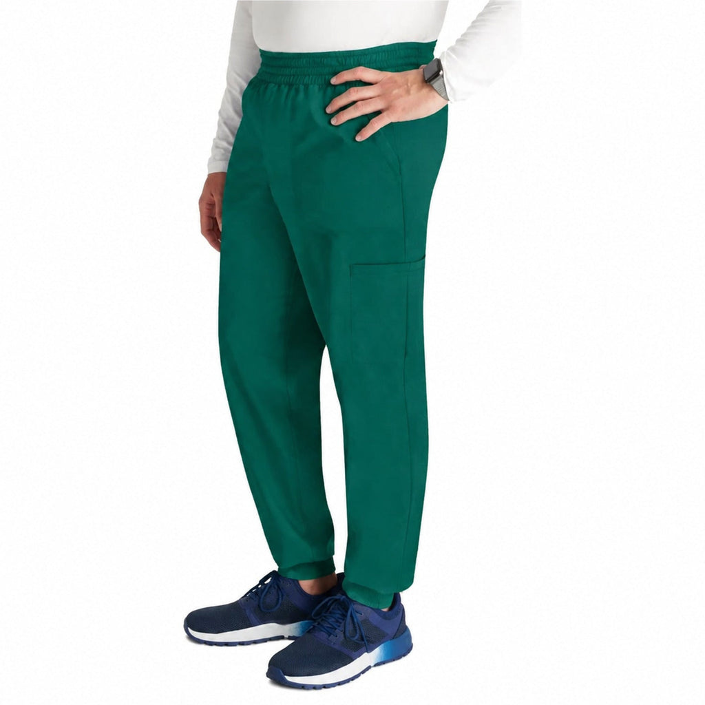 Pantalón quirúrgico jogger Cherokee WW251 Revolution verde Hunter para hombre, vista 3 de la prenda