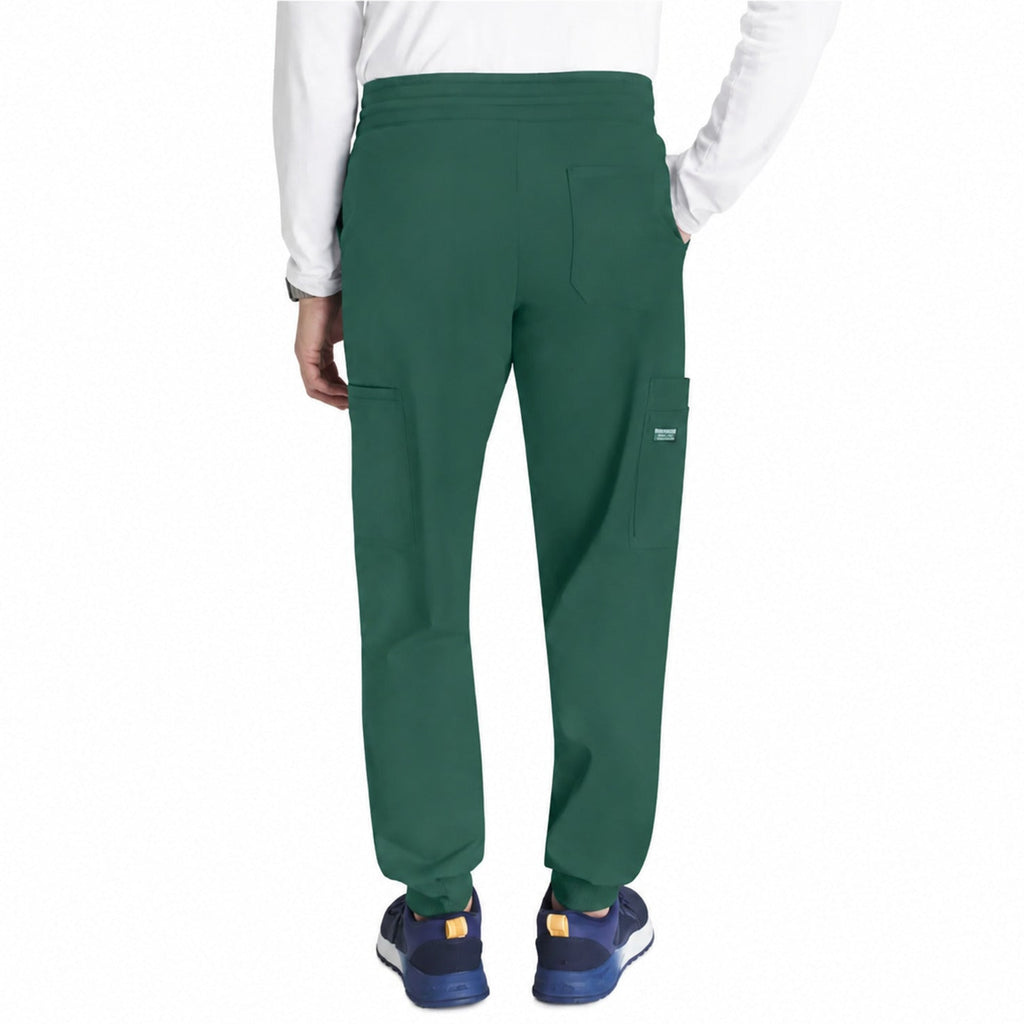 Pantalón quirúrgico jogger Cherokee WW251 Revolution verde Hunter para hombre, vista 5 de la prenda