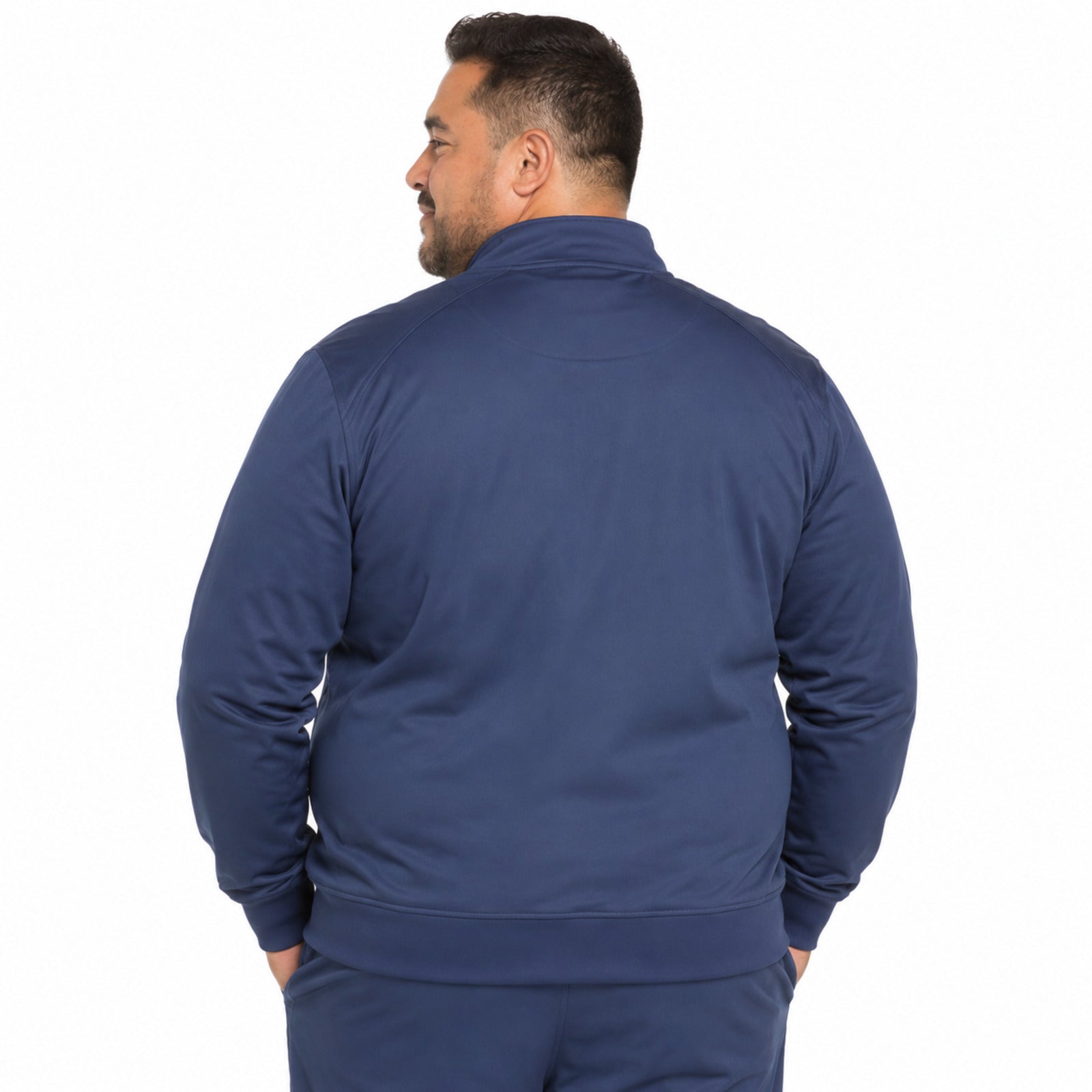 Chamarra médica Cherokee WW300 Core Stretch azul marino para hombre talla extra, vista 4 de la prenda | color:azul-marino