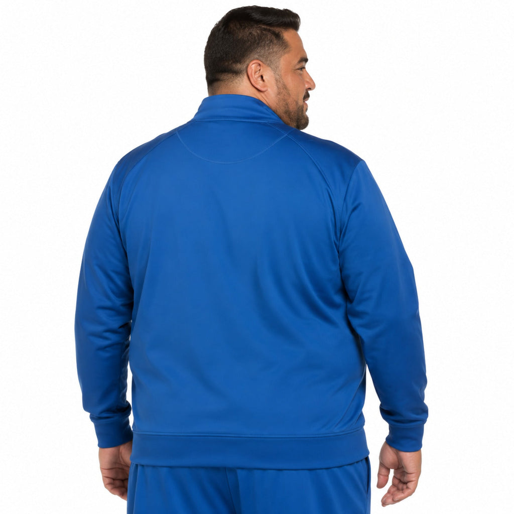 Chamarra médica Cherokee WW300 Core Stretch azul rey para hombre talla extra, vista 4 de la prenda